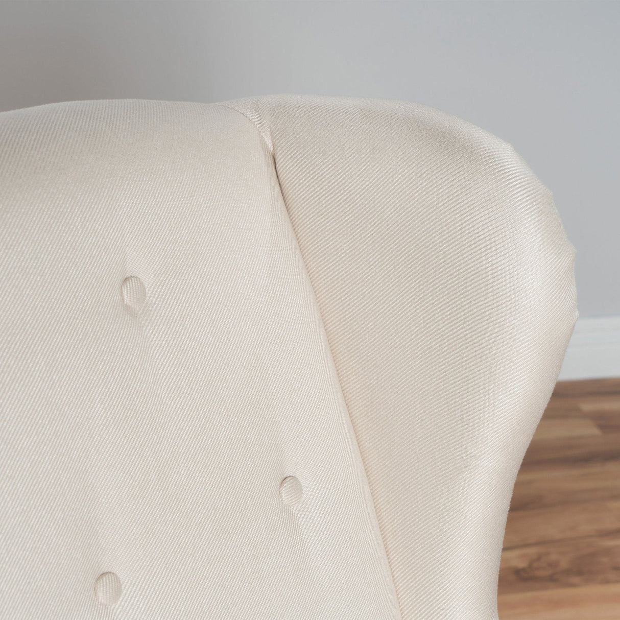 Valsa Upholstered Accent Chair with Nailhead Trim and Wing Back - Accent Chairs