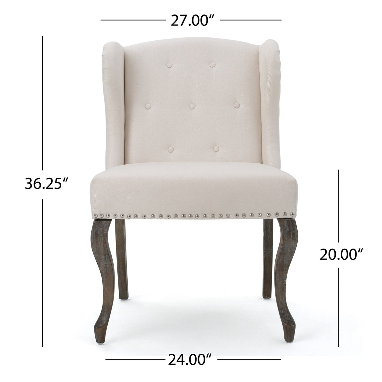 Valsa Upholstered Accent Chair with Nailhead Trim and Wing Back - Accent Chairs