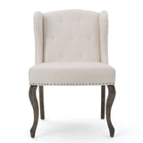 Valsa Upholstered Accent Chair with Nailhead Trim and Wing Back - Accent Chairs