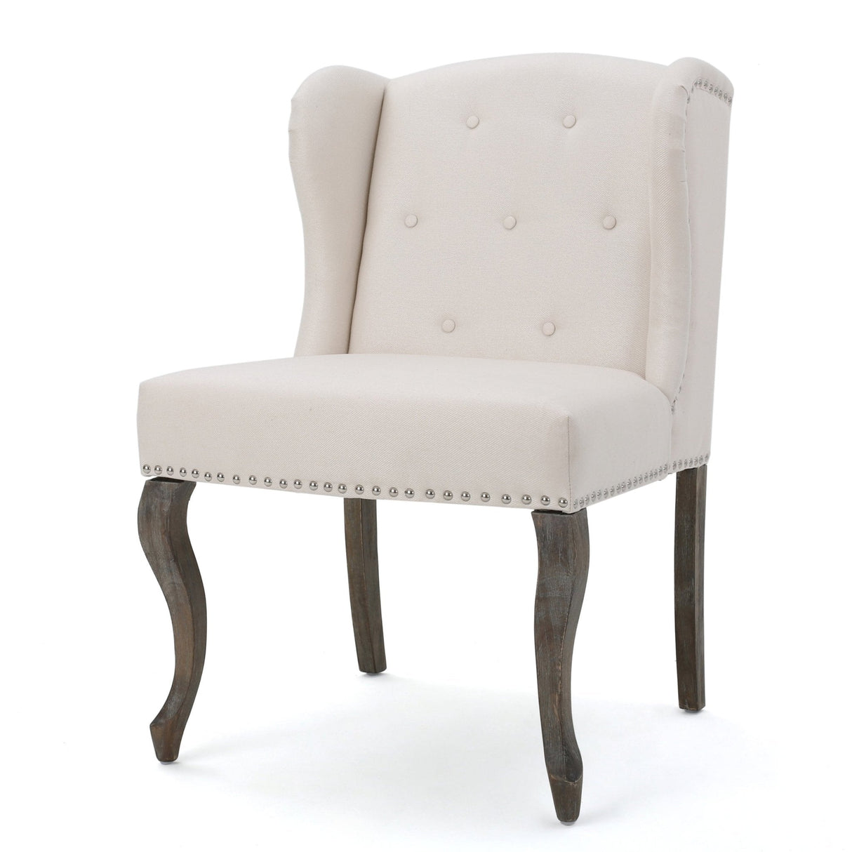 Valsa Upholstered Accent Chair with Nailhead Trim and Wing Back - Accent Chairs