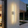 Vara modern minimalist indoor/outdoor metal 350 - degree rotatable dimmable integrated led wall sconce - Tuesday Morning - Outdoor Lighting