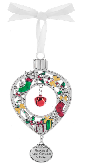 Jingle Bell Ornament - Thinking Of You At Christmas And Always