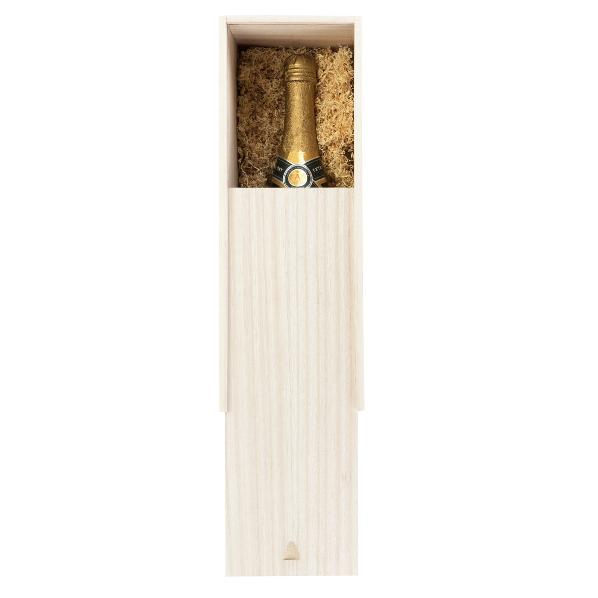 1-bottle paulownia wood champagne box by twine®