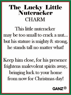 Lucky Little Nutcracker Charm - Green