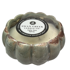 Small Petal Bowl  Soy Candle - Salty Sea Spray