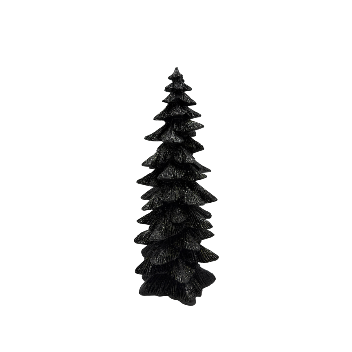 Black Resin Halloween Tree 9 1/4 Inches Tall