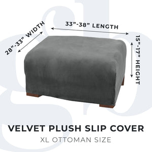 Velvet Stretch Slipcover - Gale Collection