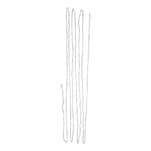 50-Light Cool White Soft Twinkle Fairy LED Green Wire Light Set