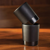 Stoneware dof tumblers in black viski®