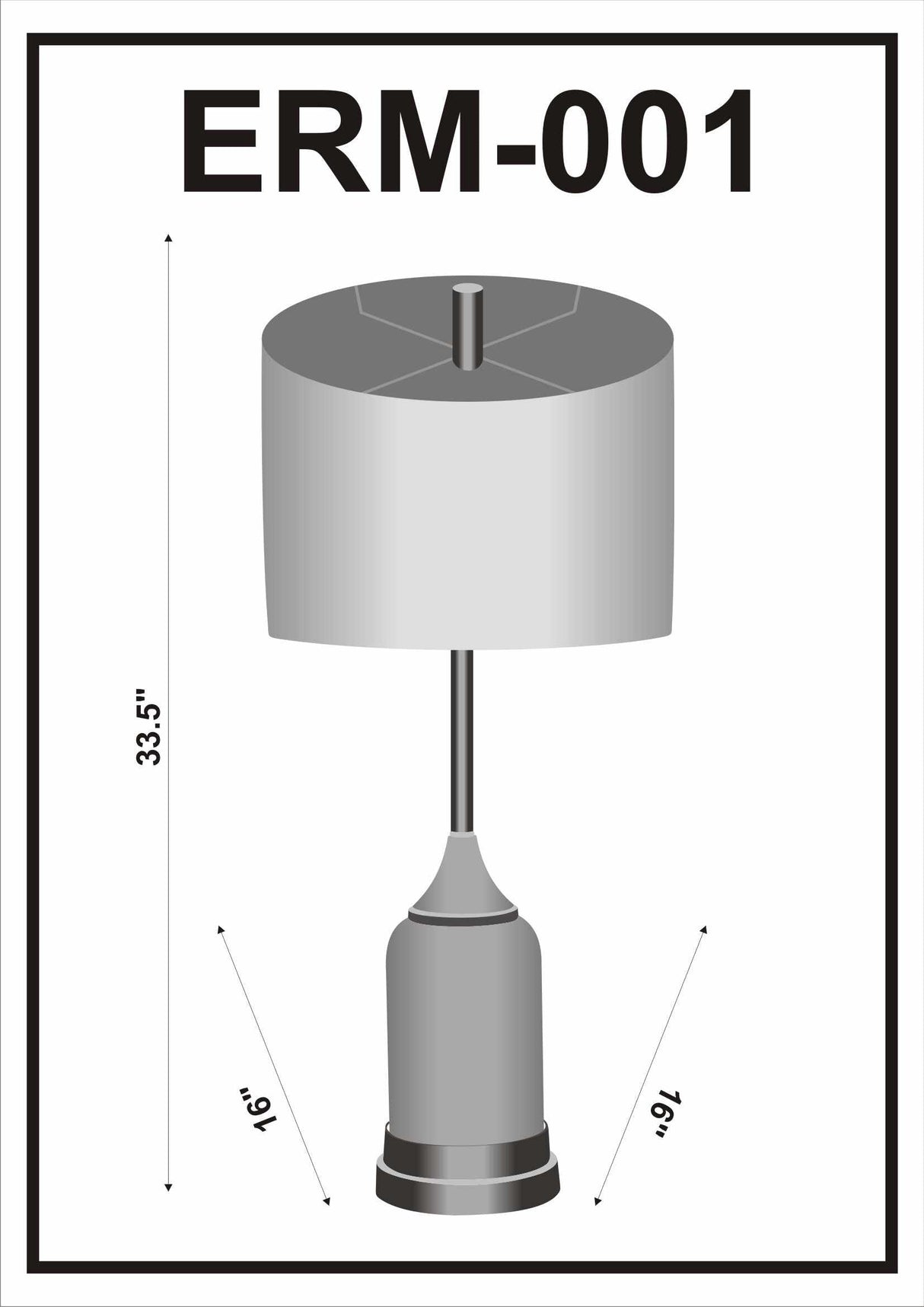 Vegreville Table Lamp - Clearance