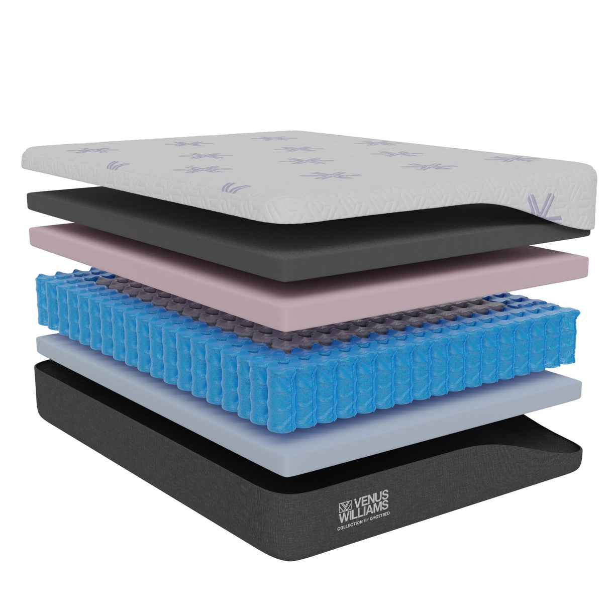 Venus williams collection by ghostbed - 14" serve hybrid mattress - Tuesday Morning - Mattresses