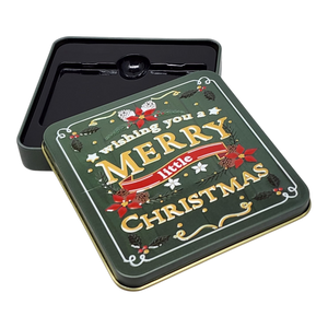 Christmas Gift Card Tin - Wishing you a Merry Little Christmas