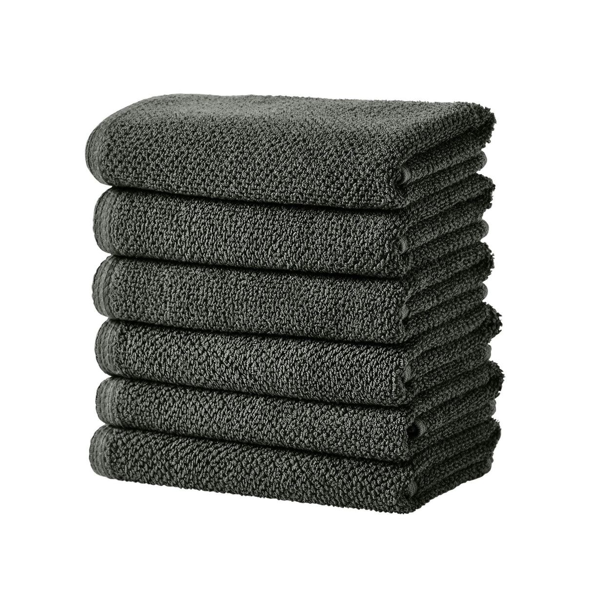 Cotton textured bath towel set - acacia collection