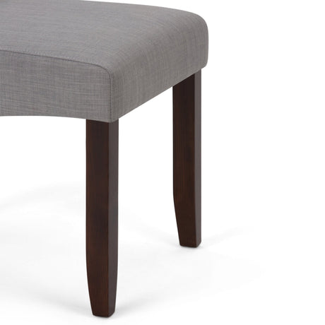 Veritas Upholstered Dining Chair with Button Tufted Back and Solid Wood Legs, Set of 2 - Dining Chairs