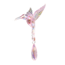 Acrylic Iridescent Hummingbird Ornament -