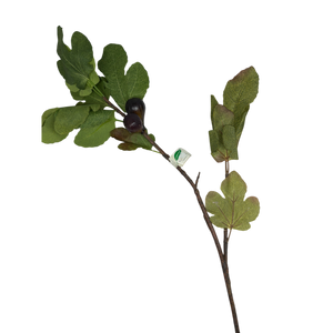 36-inch Faux Mediterranean Fig Branch