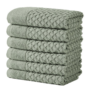 Cotton Diamond Waffle Weave Bath Towel Set - Grayson Collection