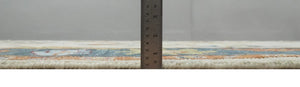 Hand Knotted Beige, Teal and Rust Traditional Oushak Multi size Wool Area Rug