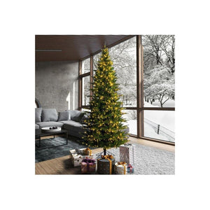 Vickerman 7.5' Balsam Spruce Artificial Christmas Tree, LED