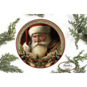 Victorian Vintage Santa Claus Sign