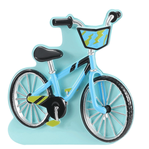 First Bike Blue Child Ornament