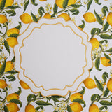 Vista Ivory Wavy Faux Leather Placemat