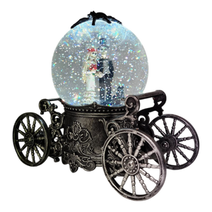 Spectral Love Carriage Lighted WaterGlobe