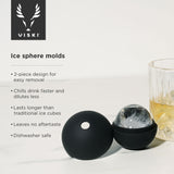 8-piece crystal liquor glass and ice sphere wood box set vis