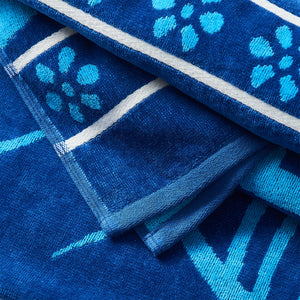 Cotton Velour Beach Towels 2-Pack - Maui Collection