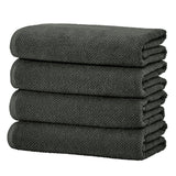Cotton textured bath towel set - acacia collection