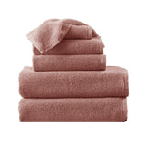 Cotton textured bath towel set - acacia collection