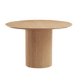 Volet 47.24" Round Dining Table with Wave Pattern Base - Dining Tables