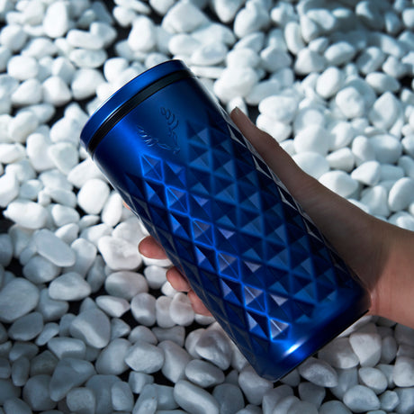Paragon stainless steel highball tumbler in blue viski®