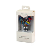 Rooster glass bottle stopper twine®