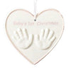 Hands in Heart Babies First Christmas - Pink