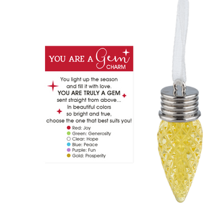 You Are A Gem Charm - Gold