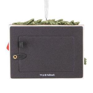 Cozy Fireplace 2025 Photo Frame Hallmark Ornament