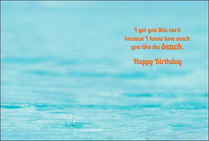 Birthday Card - Beach Birthday