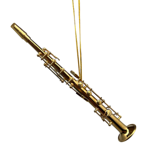 Brass Clarinet Ornament In A Case