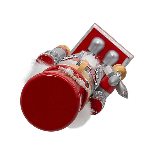 Red & Silver Nutcracker - 15" - Soldier