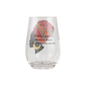 Move Mountains Stemless Wine Glass
