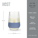 Wine freeze™ xl in slate blue (set of 2) by host®