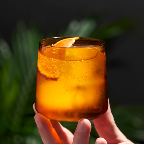 Aurora cocktail tumblers in amber viski®