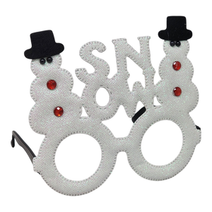 Christmas Decorator Eyeglasses - Snow