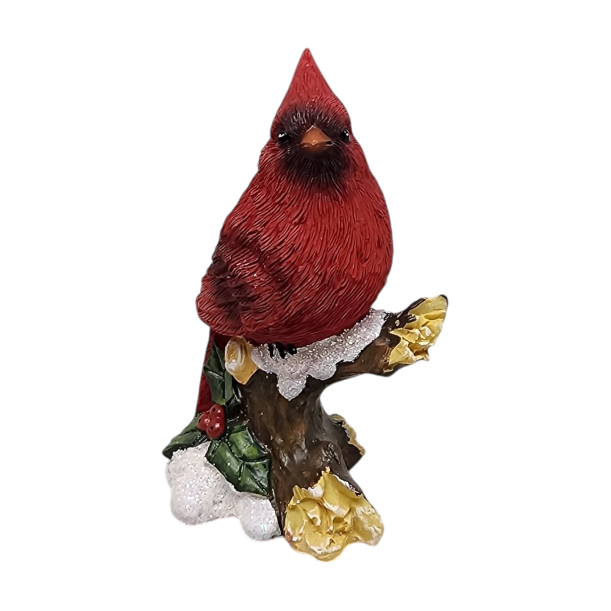 Cardinal on a Snowy Branch -