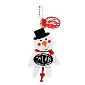 Dancing Wooden Ornament (A - D) -