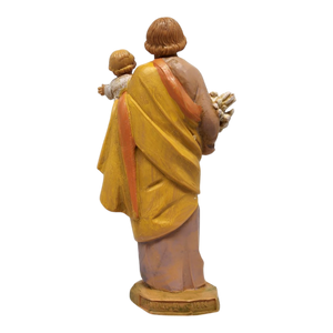 St Joseph with Child Nativity Figurine - 5 Inch Scale
