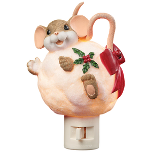 Mouse in a Snowball Night Light
