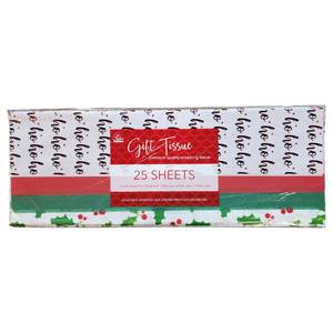 Holiday Gift Tissue Assortment - Ho Ho Ho and Holly