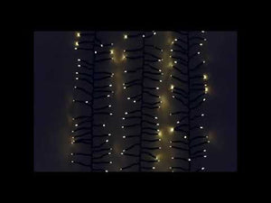 1000-Light Warm White LED Cluster Light Set